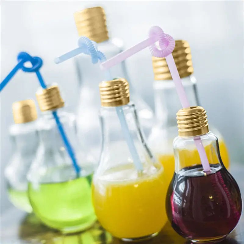 Light Bulb Shaped Water Bottles for Unique Gifting and Lunches - Cosparty