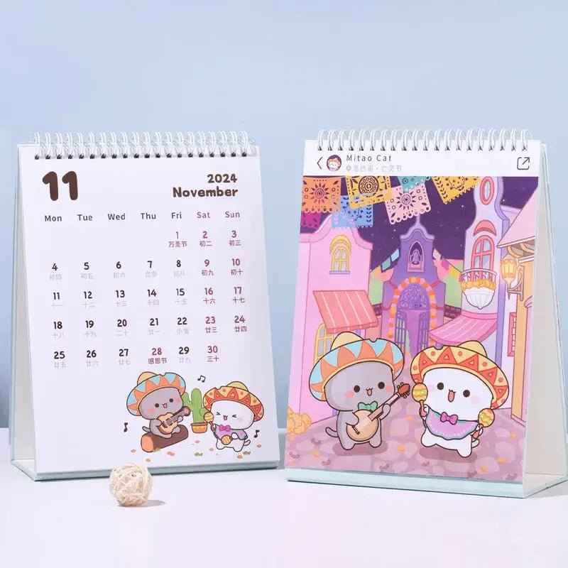 Limited Edition Peach & Goma 2024 Calendar with Exclusive Illustrations - Cosparty