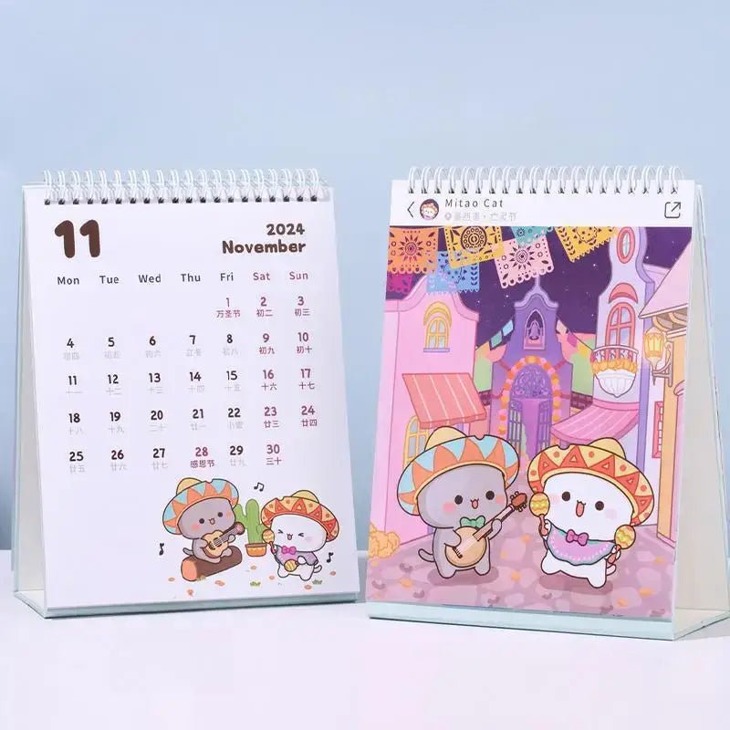 Limited Edition Peach & Goma 2024 Calendar with Exclusive Illustrations - Cosparty