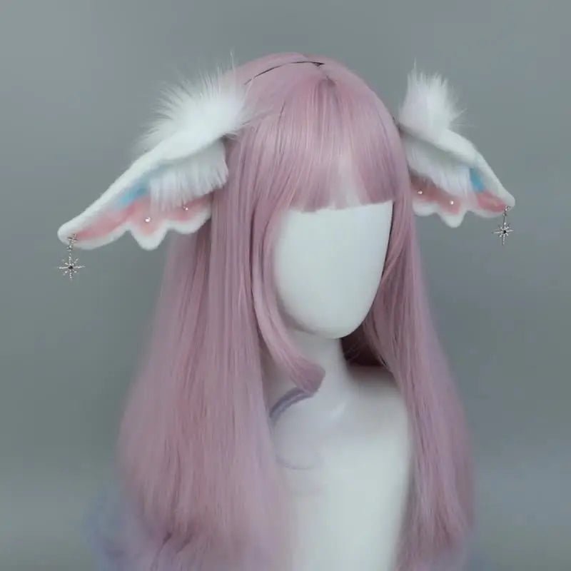 Lolita Sad Angel Ears Headband for Kawaii Fashion and Cosplay - Cosparty