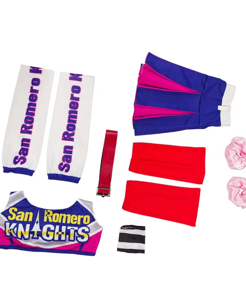 Lollipop Chainsaw Juliet Starling Cosplay Costume Set - Cosparty