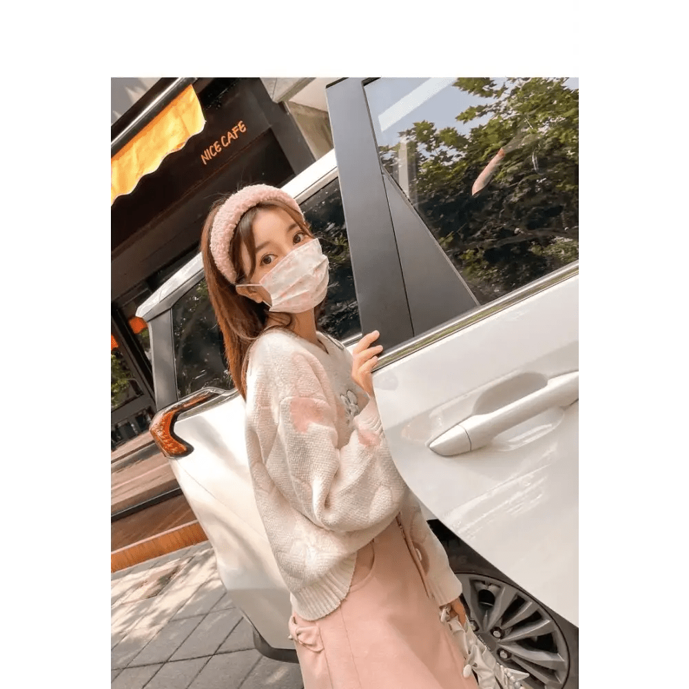 Love Bunny Crewneck Sweater for Adorable Charm - Cosparty