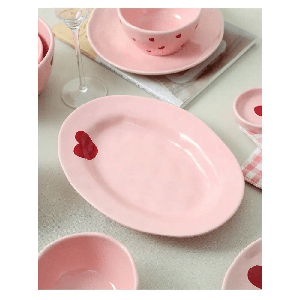 Lovecore Dinnerware Set for a Romantic Dining Experience - Cosparty