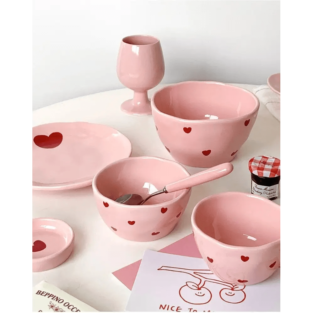 Lovecore Dinnerware Set for a Romantic Dining Experience - Cosparty