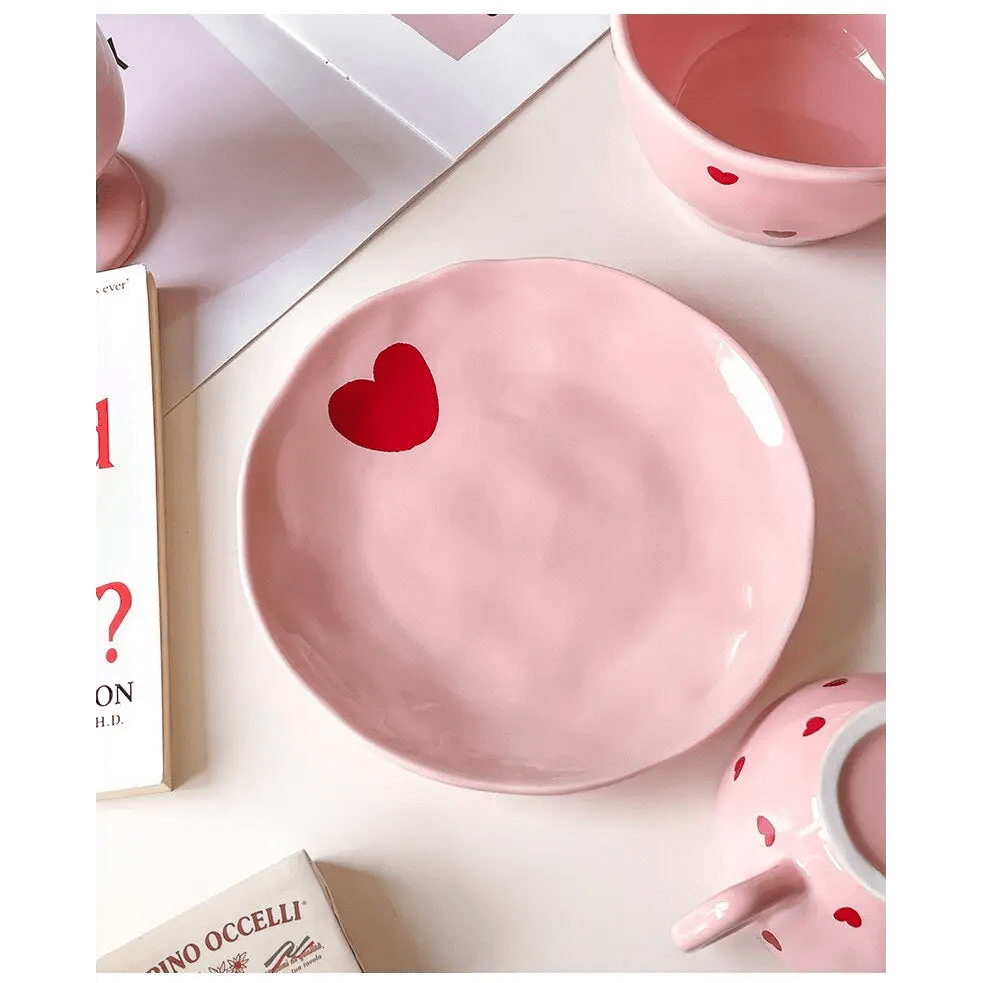 Lovecore Dinnerware Set for a Romantic Dining Experience - Cosparty