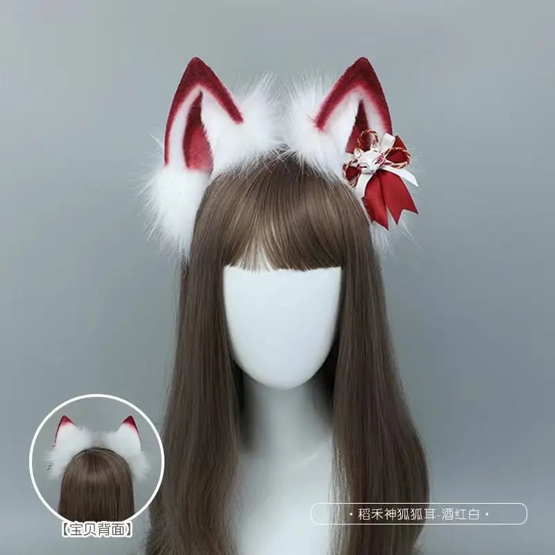 Luxurious Cat Ears Headband for Petplay and Kawaii Fashion - Cosparty