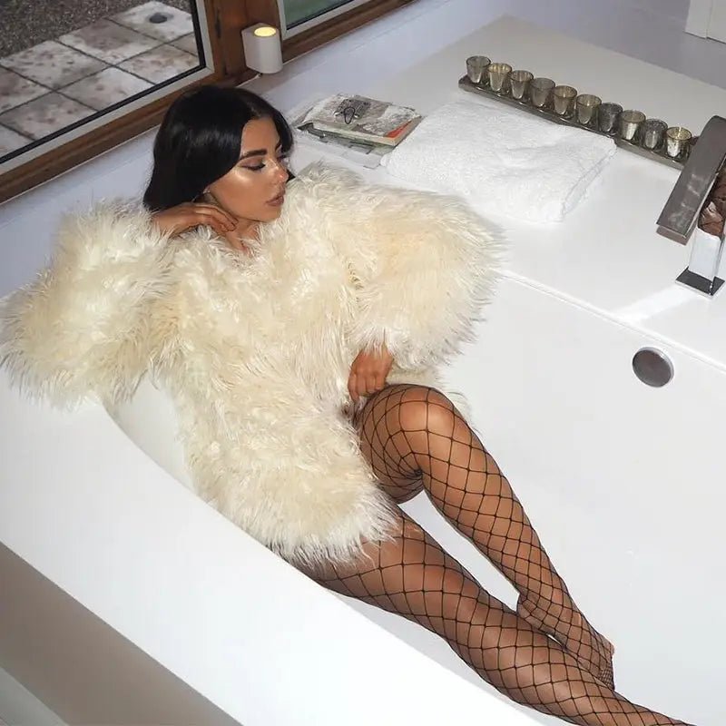 Luxurious Fishnet Stockings in High - Quality Stretchy Mesh - Cosparty