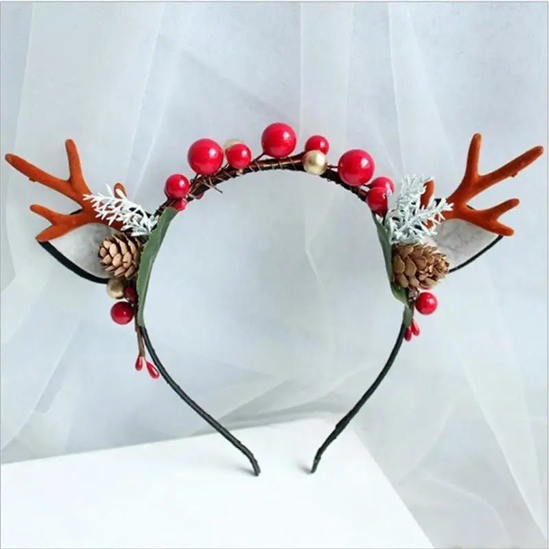 Luxurious Kawaii Lolita Reindeer Antler Headbands New Condition Org Instock - Cosparty