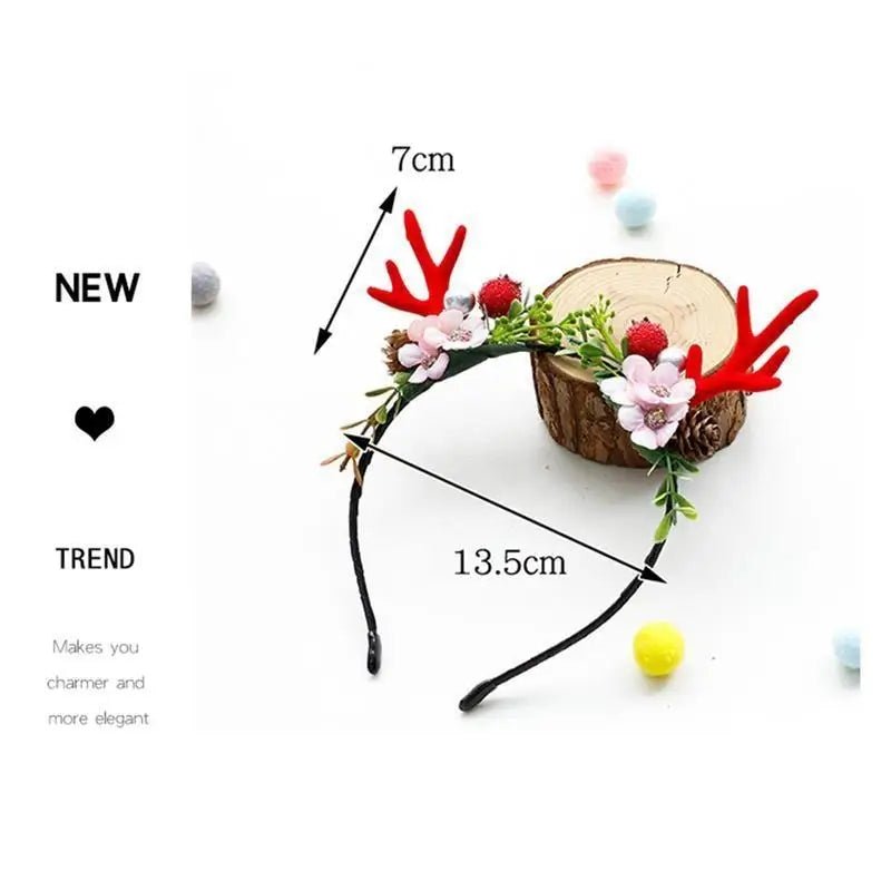 Luxurious Kawaii Lolita Reindeer Antler Headbands New Condition Org Instock - Cosparty
