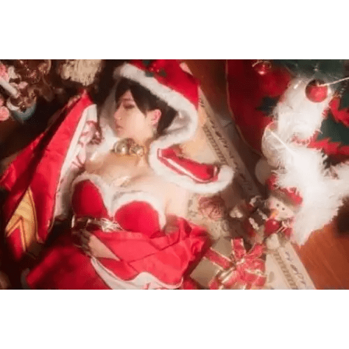 Luxurious Santa Clause Kimono Cosplay Set for 80 - 85cm Bust and Waist - Cosparty