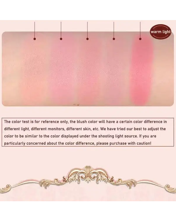 Luxury Glittering Strawberry Blush Compact for Your Vanity - blush