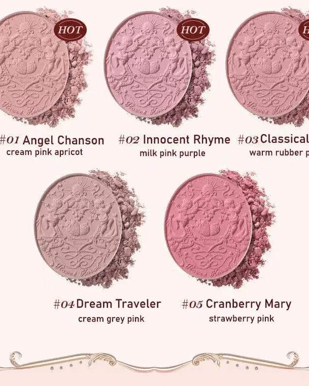 Luxury Glittering Strawberry Blush Compact for Your Vanity - Cosparty