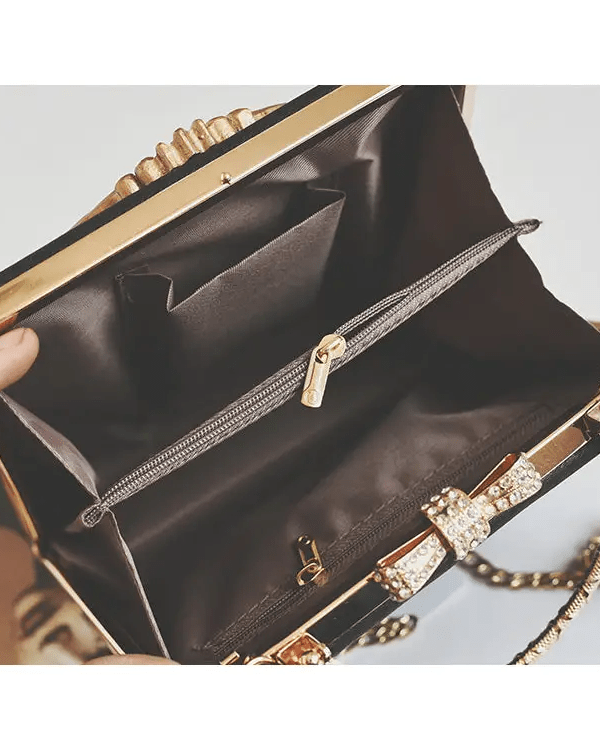 Luxury Vintage Victorian Angel Handbag with Cherub Design - Cosparty