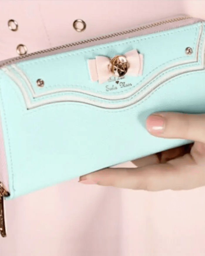 Magical Girl Inspired Zipper Clutch Wallet in Sailor Scout Style - Cosparty