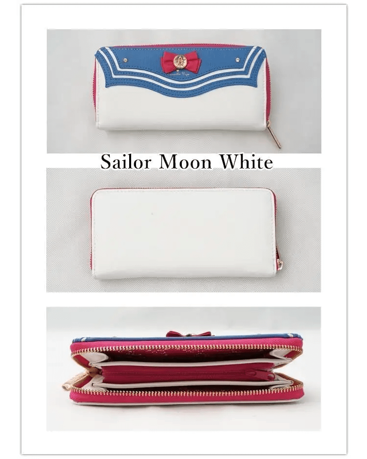 Magical Girl Inspired Zipper Clutch Wallet in Sailor Scout Style - Cosparty