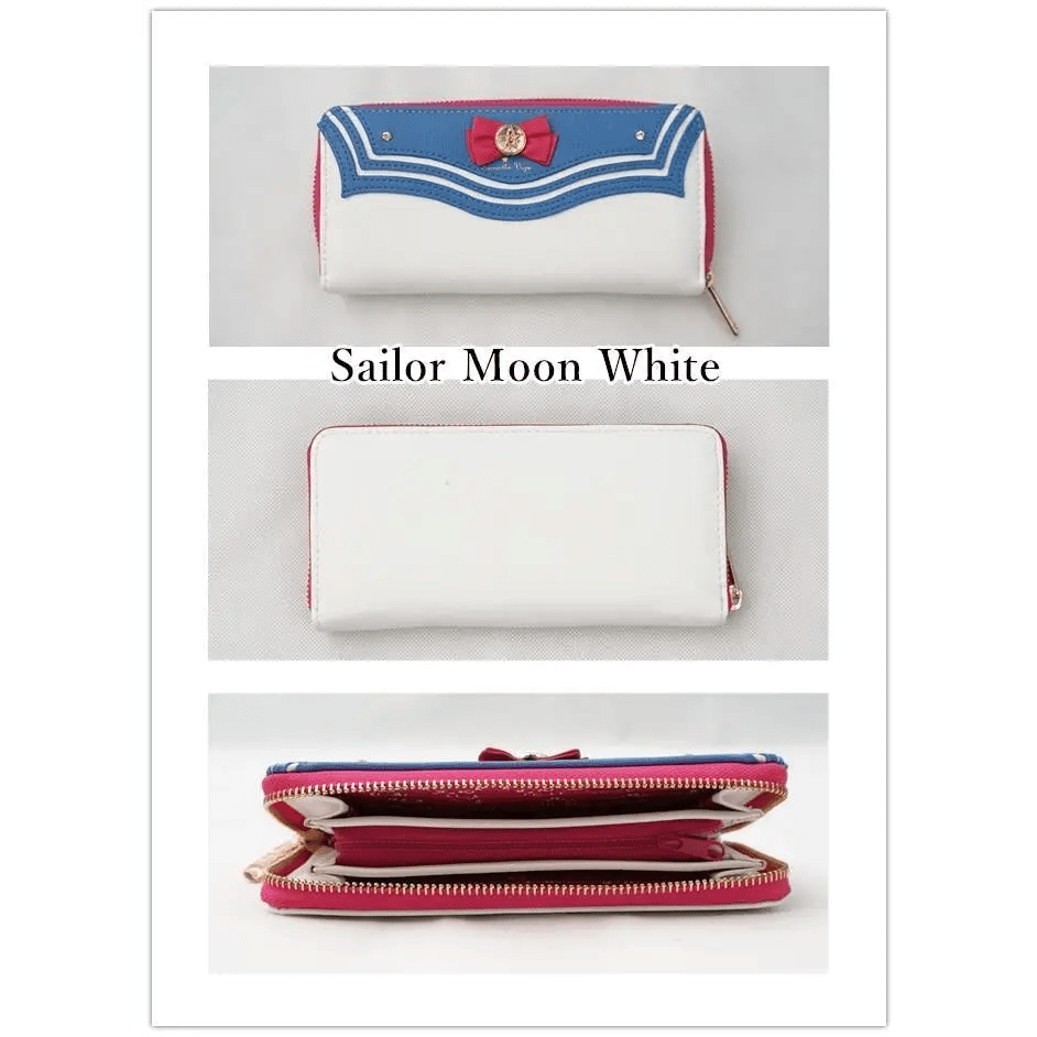 Magical Girl Inspired Zipper Clutch Wallet in Sailor Scout Style - Cosparty