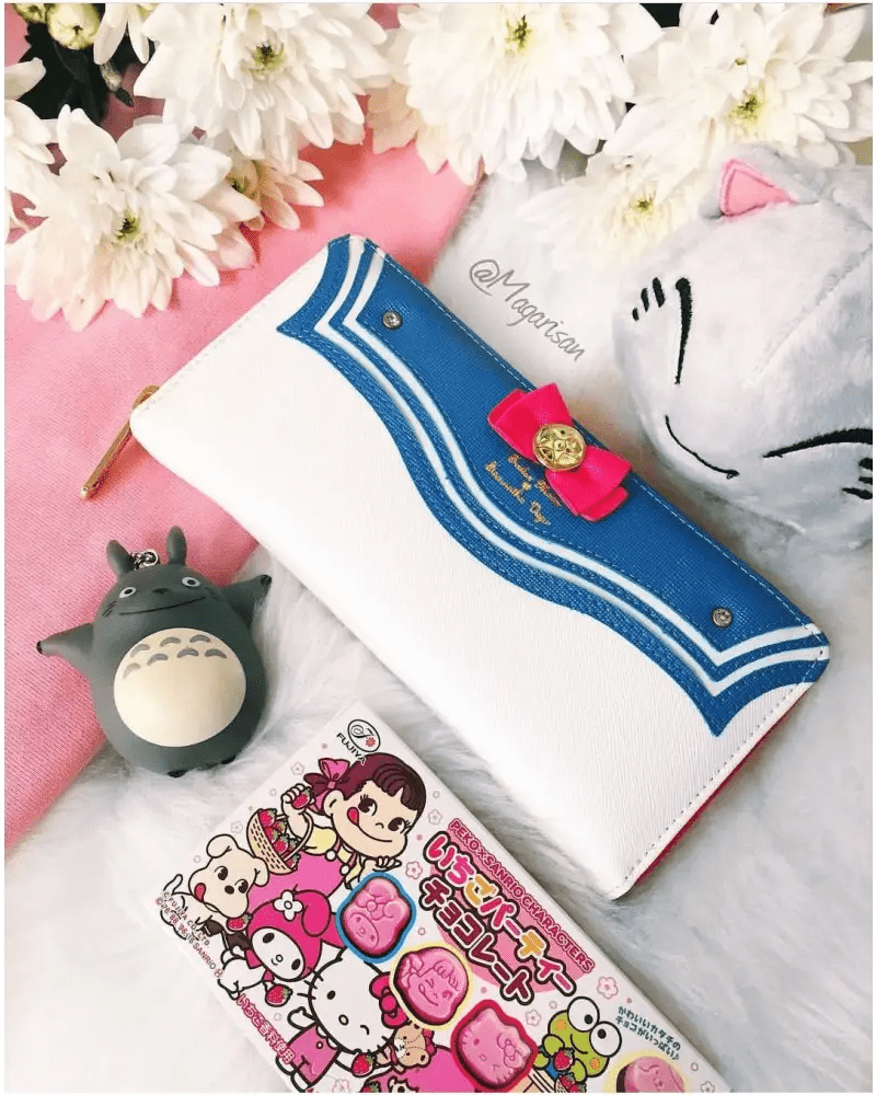 Magical Girl Inspired Zipper Clutch Wallet in Sailor Scout Style - Cosparty