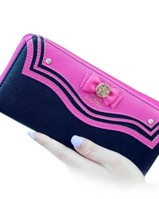 Magical Girl Inspired Zipper Clutch Wallet in Sailor Scout Style - Cosparty