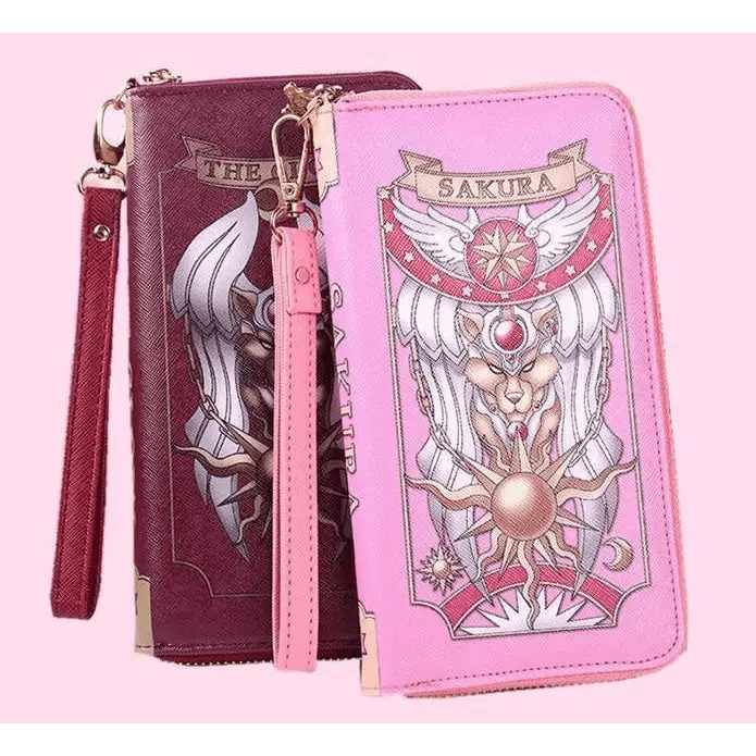 Magical Girl Wallet with Vibrant Artwork and Ample Storage - Cosparty