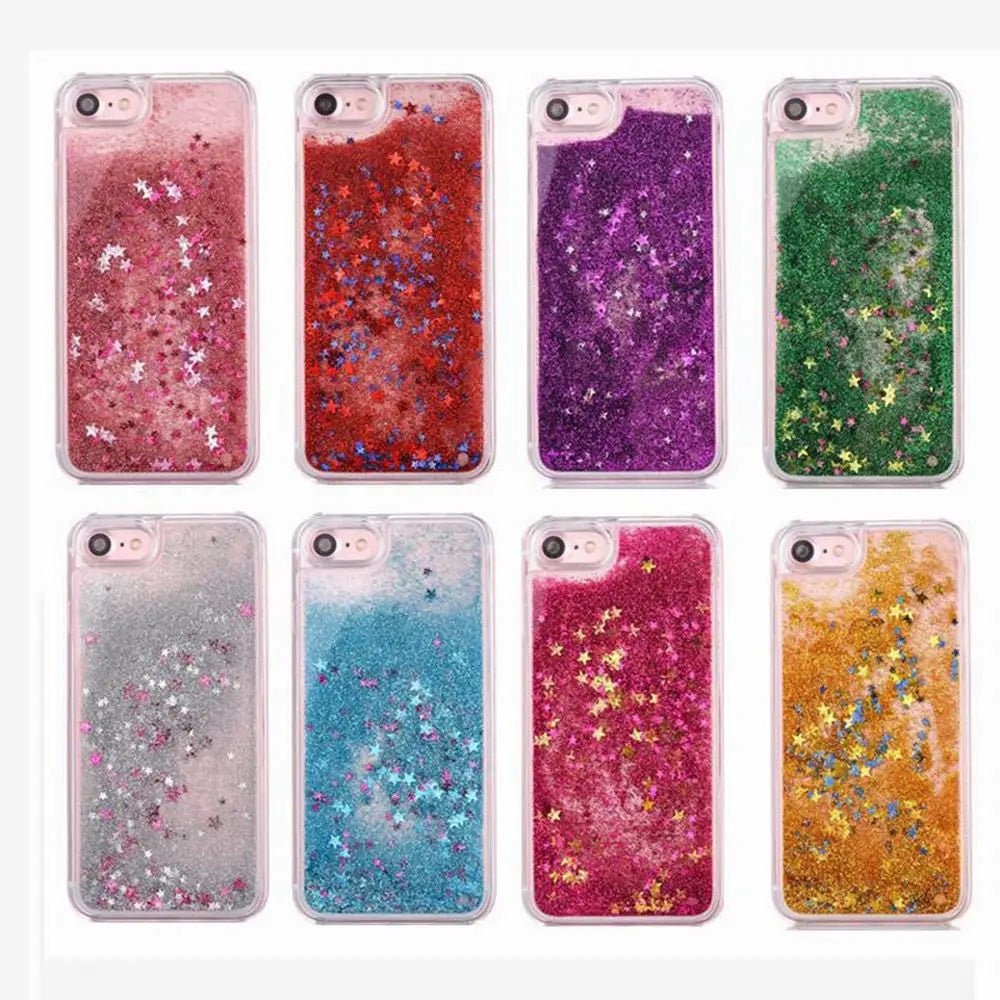 Magical Glitter Liquid Quicksand Phone Cases for Stylish Protection - Cosparty