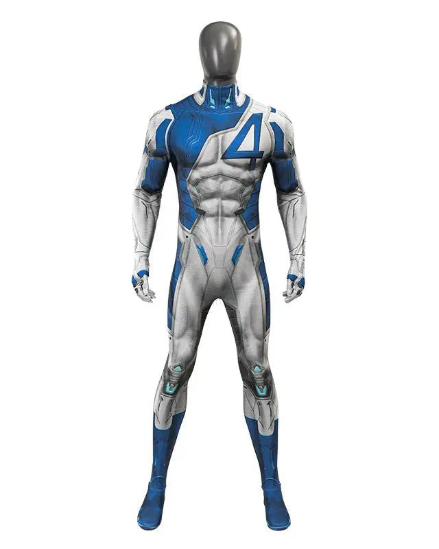 Marvel Rivals Mr Fantastic Printed Cosplay Costume Suit - Cosparty