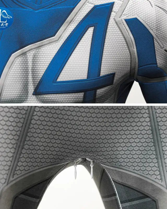 Marvel Rivals Mr Fantastic Printed Cosplay Costume Suit - Cosparty