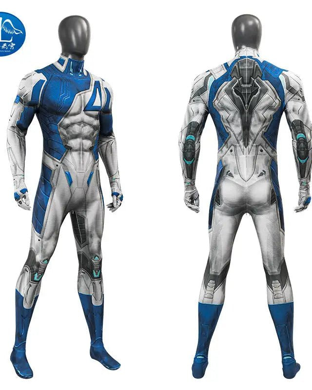 Marvel Rivals Mr Fantastic Printed Cosplay Costume Suit - Cosparty