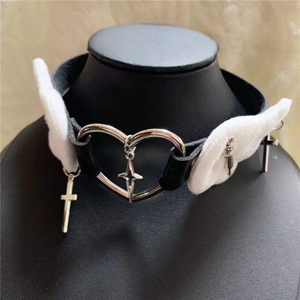 Menhera Lovecore Choker for Sweet and Edgy Style - Cosparty