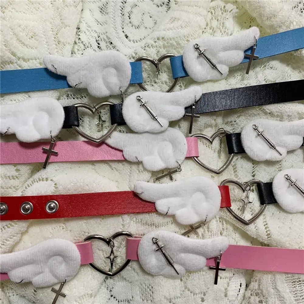 Menhera Lovecore Choker for Sweet and Edgy Style - Cosparty