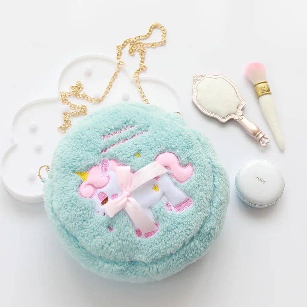 Milky Pastel Fluffy Lolita Purses for Kawaii Fashion Lovers - Cosparty