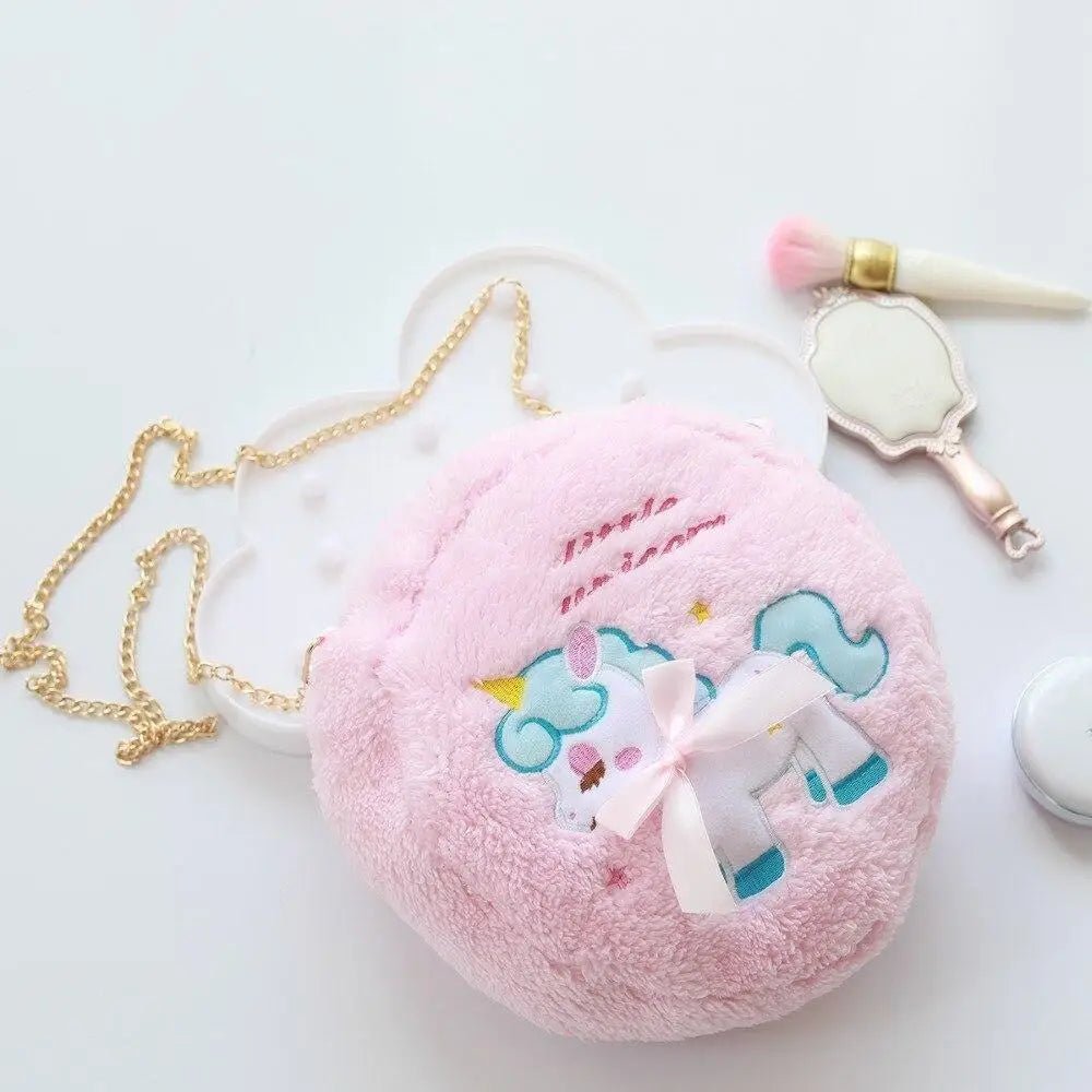 Milky Pastel Fluffy Lolita Purses for Kawaii Fashion Lovers - Cosparty