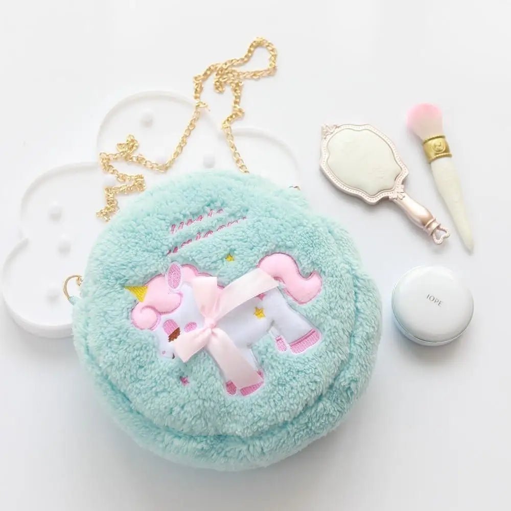 Milky Pastel Fluffy Lolita Purses for Kawaii Fashion Lovers - Cosparty