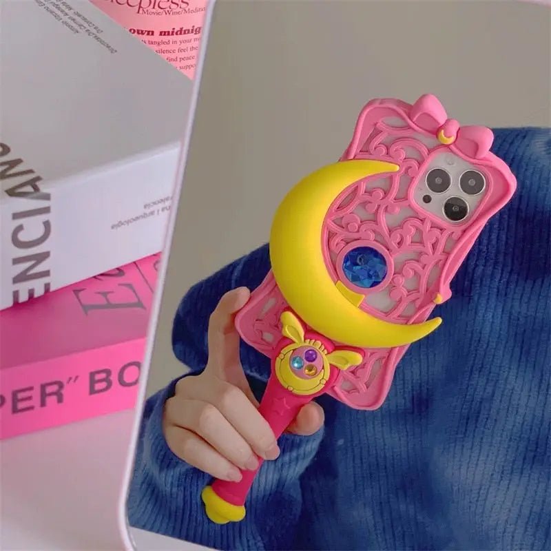 Moon Wand iPhone Case for Kawaii and Magical Girl Fans - Cosparty