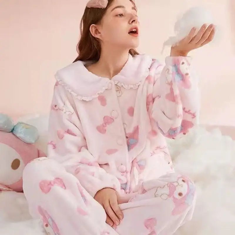 My Melody Inspired Pajama Set for Cozy Cosplay Parties - Cosparty