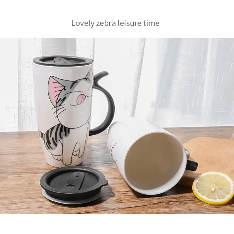 Neko Atsume Travel Mugs and Thermos for Cosparty Enthusiasts - Cosparty