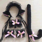 Neko Kitty Cat Complete Set with Headband, Collar, and Bracelets - Cosparty