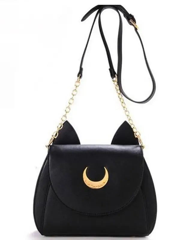 Neko Luna Cat Purse for Magical Girls in Black or White - Cosparty