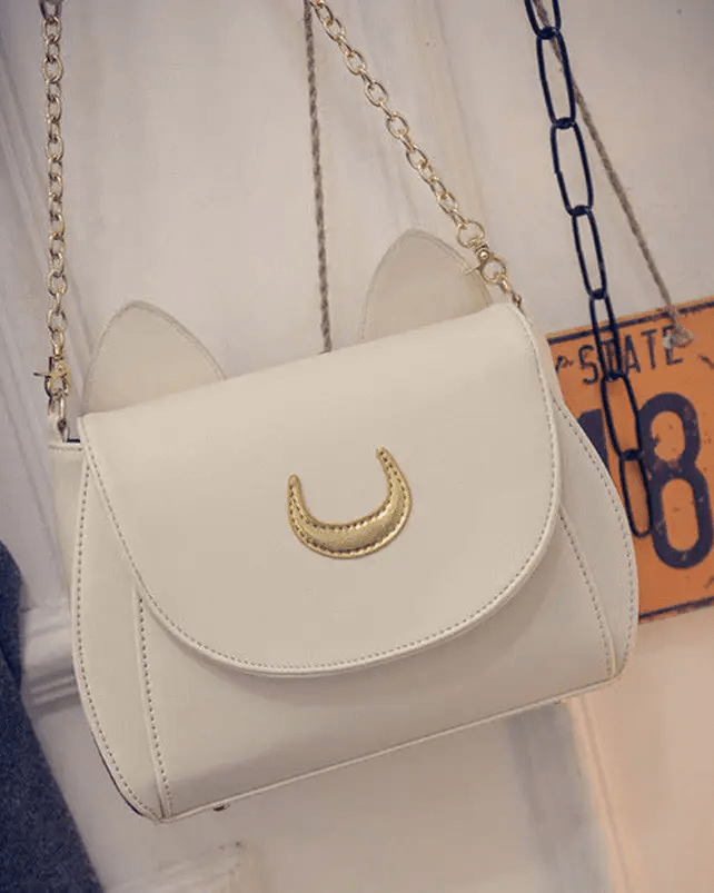 Neko Luna Cat Purse for Magical Girls in Black or White - Cosparty