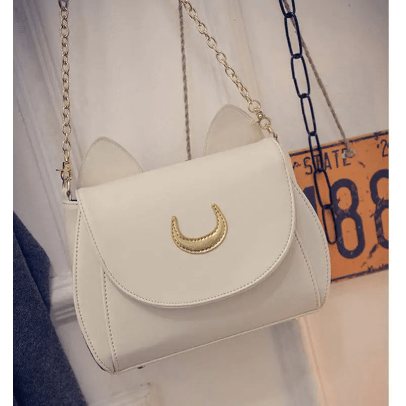 Neko Luna Cat Purse for Magical Girls in Black or White - Cosparty