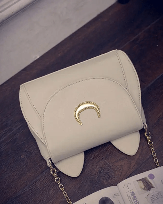 Neko Luna Cat Purse for Magical Girls in Black or White - Cosparty