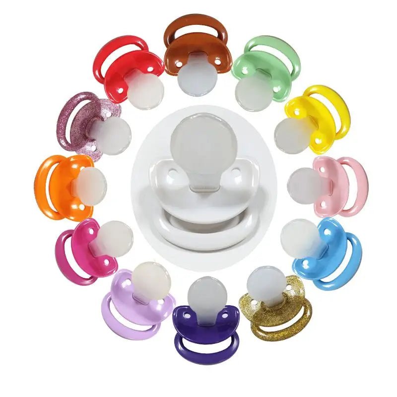 Orange BPA - Free Adult Pacifier with Discount Codes Available - Cosparty