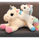 Oversized Unicorn Plushie with Holographic Horn and Rainbow Mane - Cosparty