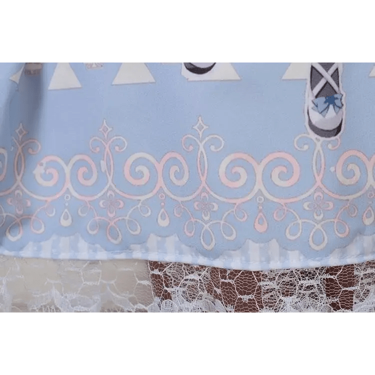 Pastel Anime Girl Lolita Skirt in Kawaii Fairy Kei Style - Cosparty