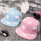 Pastel Cloud Snapback Hat for Cute Kawaii Style - Cosparty