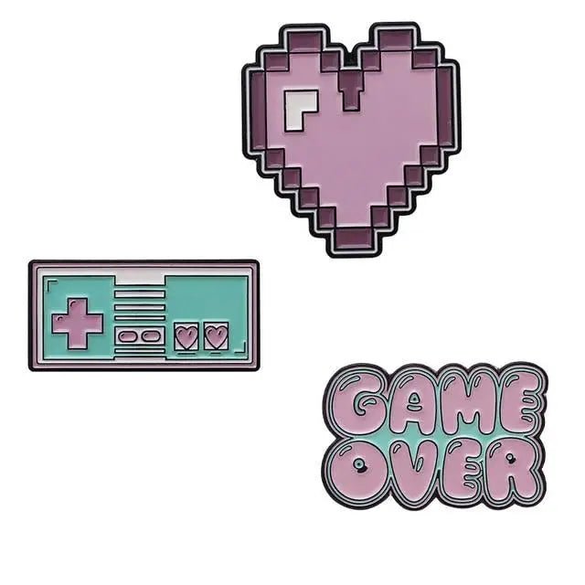 Pastel Fairy - Kei Enamel Pins for Retro Game Lovers - Cosparty