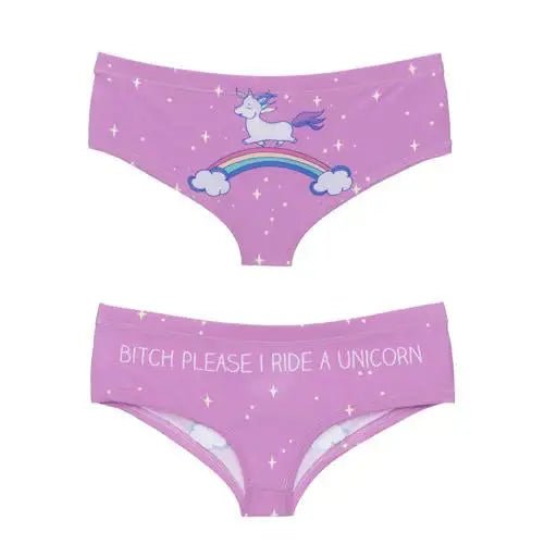Pastel Fairy Kei Pocket Undies with Cheeky Sayings - Cosparty