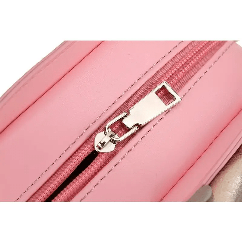 Pastel Ice Cream Truck Handbag with Adjustable Strap and Zipper Closure - Cosparty