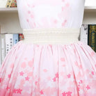 Pastel Pink Cherry Blossom Bunny Rabbit Lolita Skirt - Cosparty