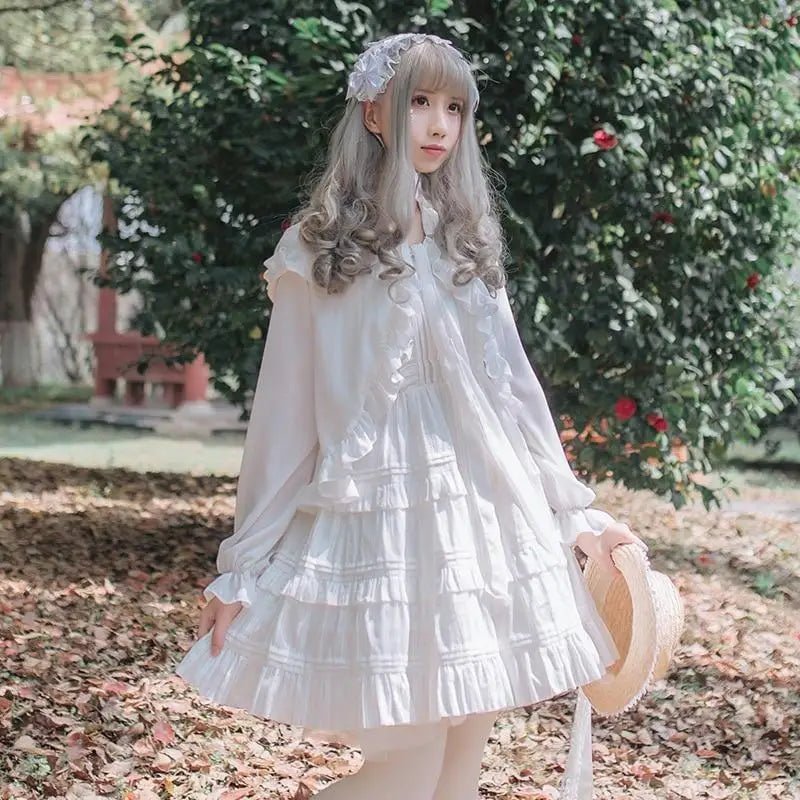 Pastel Pink Lolita Dress for Elegant Kawaii Fashion Lovers - Cosparty