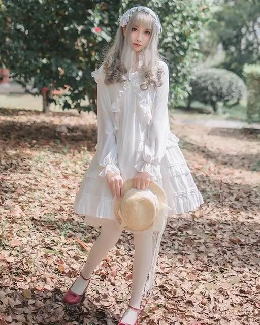 Pastel Pink Lolita Dress for Elegant Kawaii Fashion Lovers - Cosparty